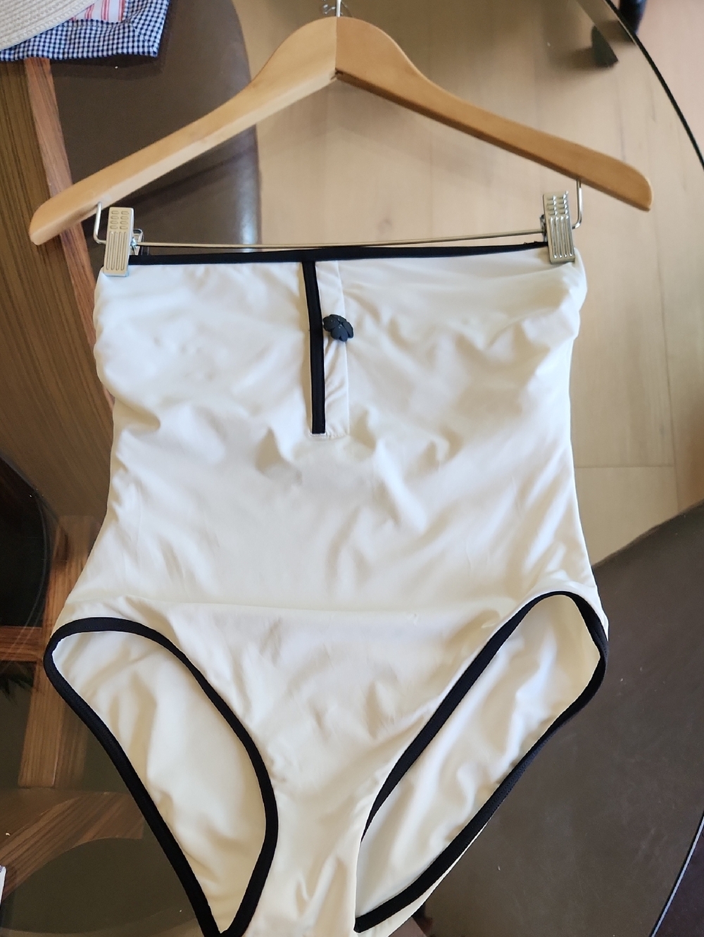 kate spade White Swimwear with Pink Label